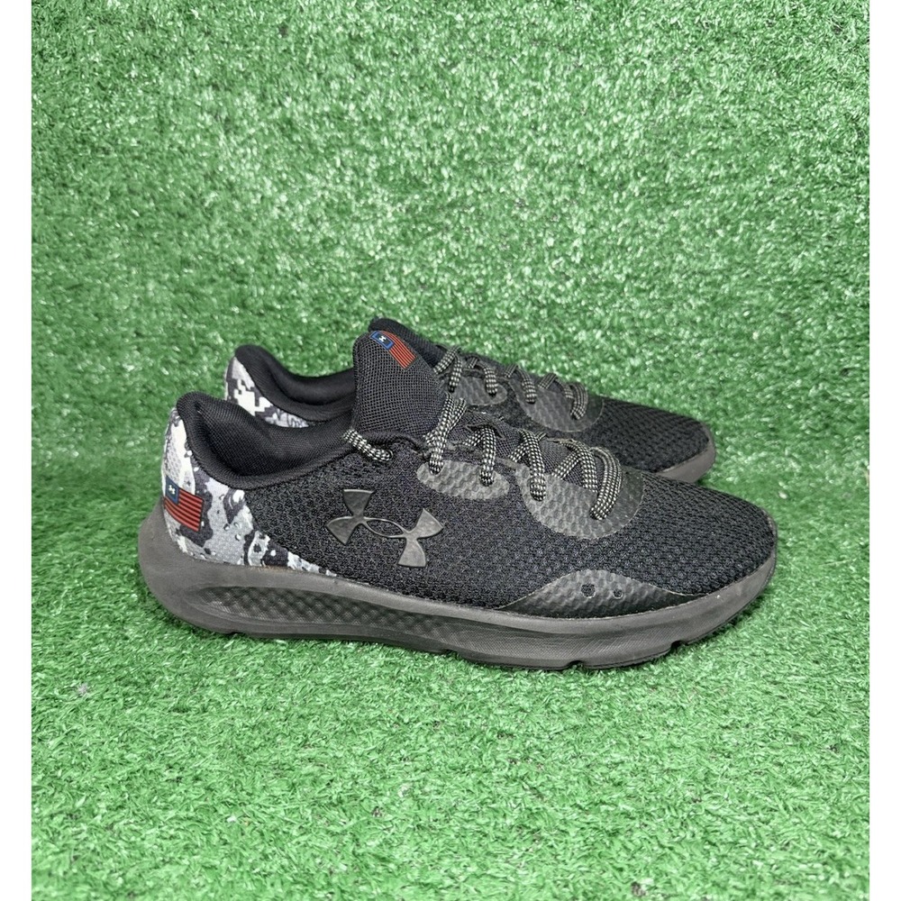 Under Armour Womens Size‎ 9.5 Charged Pursuit 3 Black USA Running Shoes Sneakers